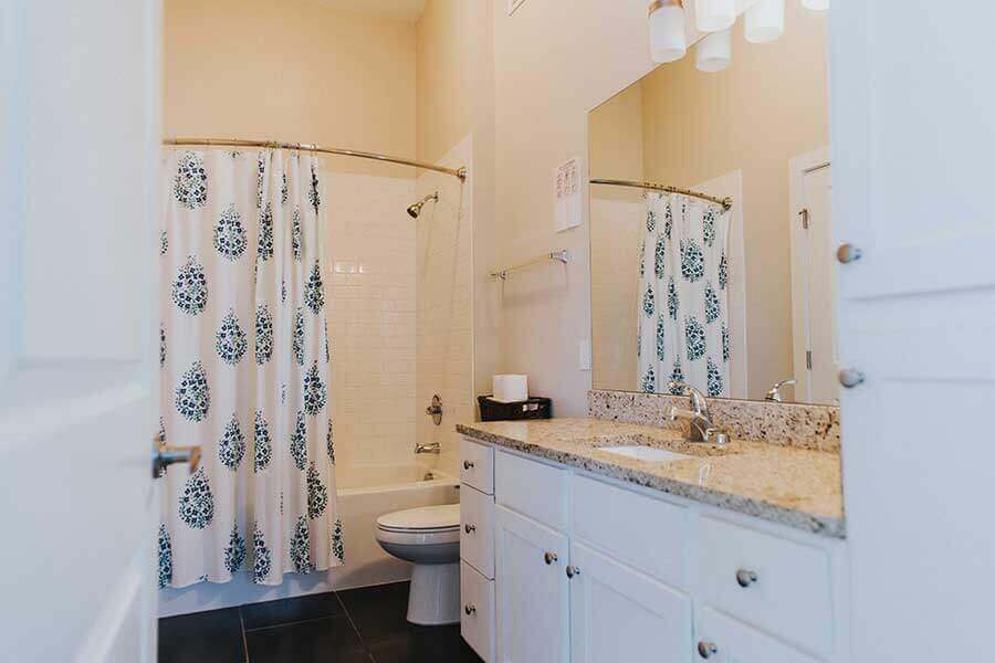 Bathroom at Beaches Recovery Residential Program Housing Area