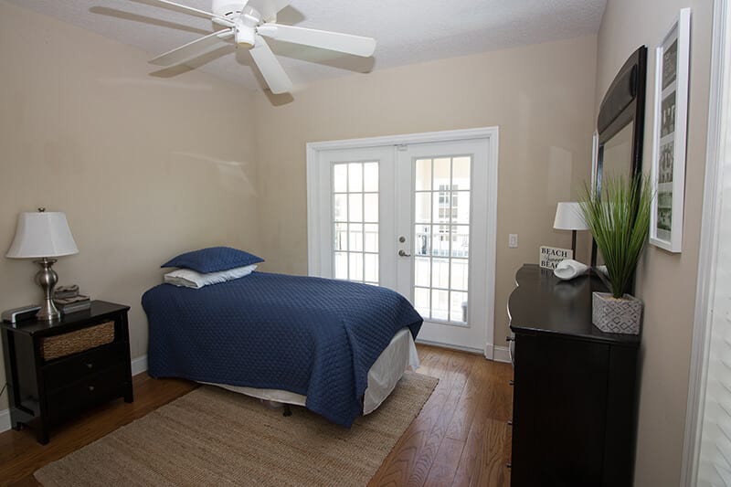 Private bedroom in a Beaches Recovery drug rehab house