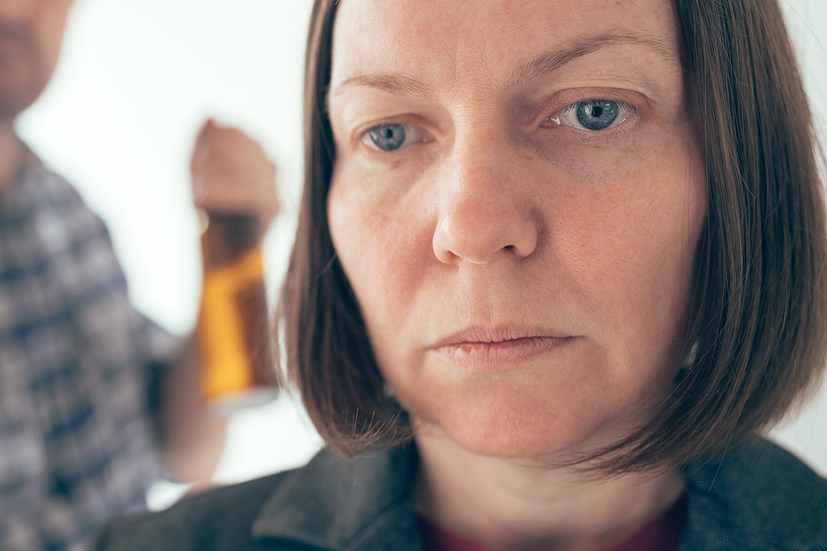 mother watching adult son drink wondering is alcoholism hereditary