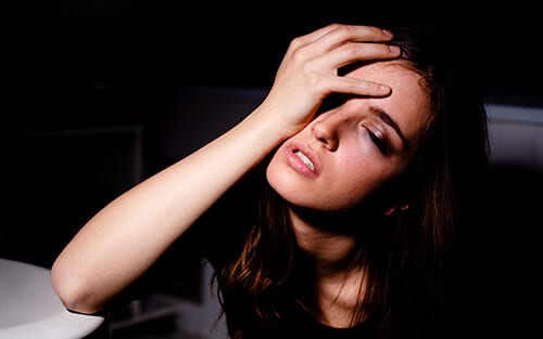 MDMA overdose symptoms can include extreme headache.