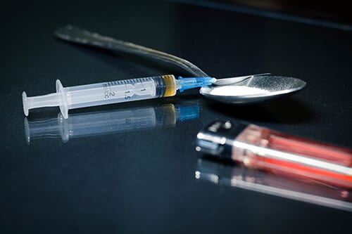 Drug overdose treatment means getting rid of heroin paraphernalia.