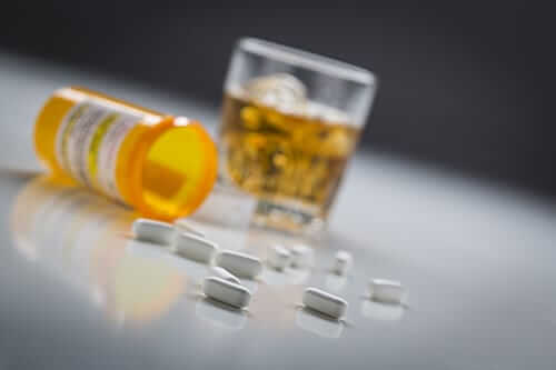 Pills and alcohol may mean a compulsive addiction