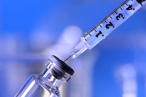 Syringe and needle could be signs of morphine abuse