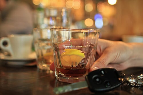 Keys and a drink can lead to legal consequences of drinking and driving