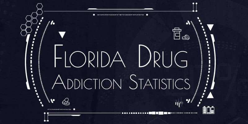 Florida drug addiction statistics infographic