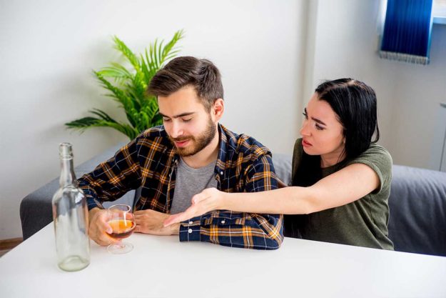 woman who lives win an alcoholic