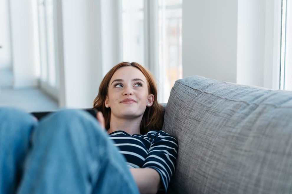 Young woman who seems to know the signs of being high